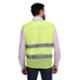 ReflectoSafe Luster High Visibility Reflective Adjustable Green Polyester Safety Jacket, Size: XL (Pack of 5)