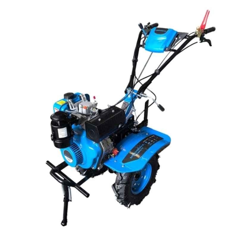 Mechnova 6.5HP 4 Stroke Diesel Operated Gear Drive Power Tiller for Agriculture, Farming, Inter Cultivator & Garden Use, MDT900GA-173