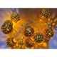 Ever Forever 3m Metal Round Ball Medium Golden & Yellow Pixel Light, METALBALLTRI