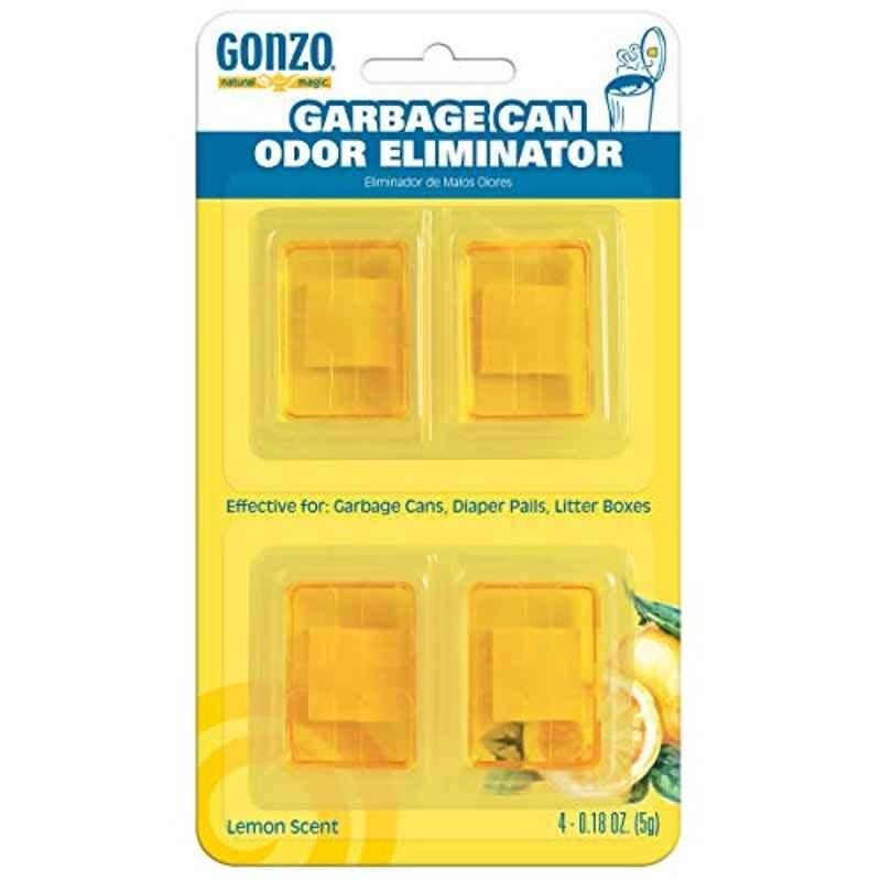 Gonzo 4Pcs Lemon Natural Magic Garbage Odor Eliminator