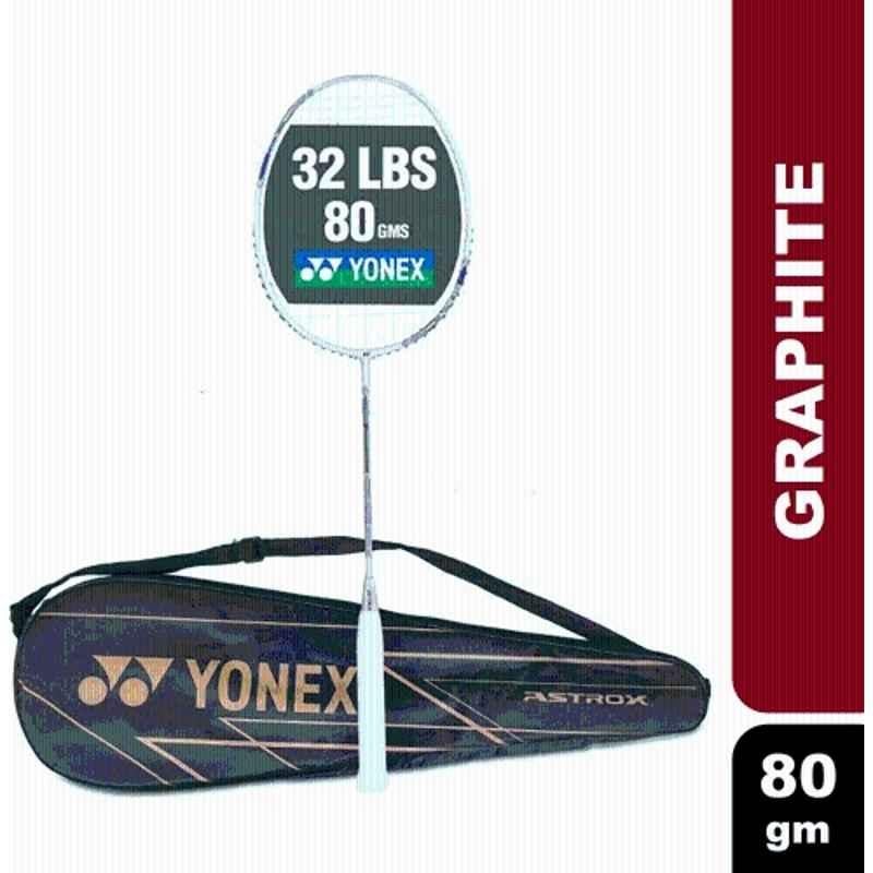 Yonex Astrox Attack 9 80g Standard White Strung Badminton Racquet