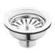 Ruhe Stainless Steel Kitchen Sink Coupling Drain Outlet & Connector with Chrome Finish, 17-0102