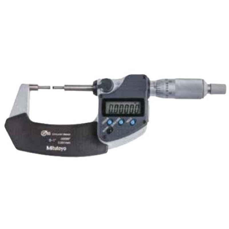 Mitutoyo 0-25.4 mm Digital Spline Micrometer, 331-351-30