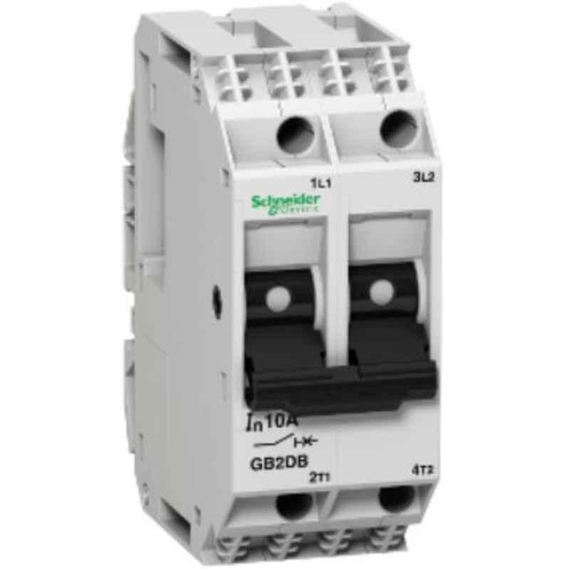 Schneider TeSys 4A 2P Thermal Magnetic Circuit Breaker, GB2DB09