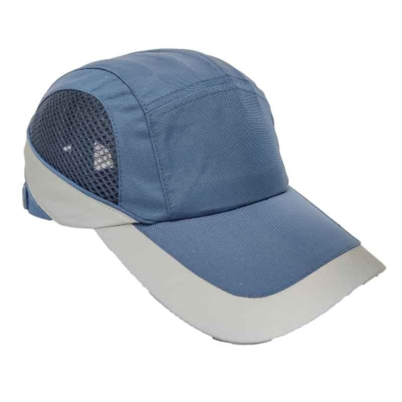 Taha Safety Polyamide Blue & Grey Bump Cap, BC1002