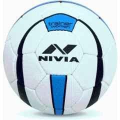 Nivia Trainer White & Blue Handball