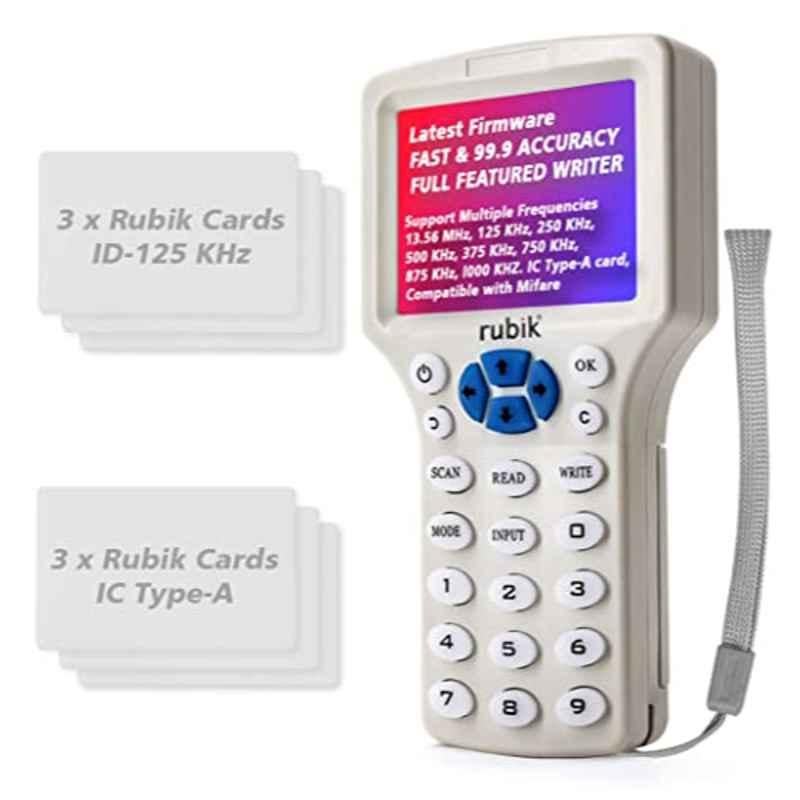 Rubik 125KHz & 13.56Mhz RFID Card Copier Reader & Writer Duplicator for IC-Type A