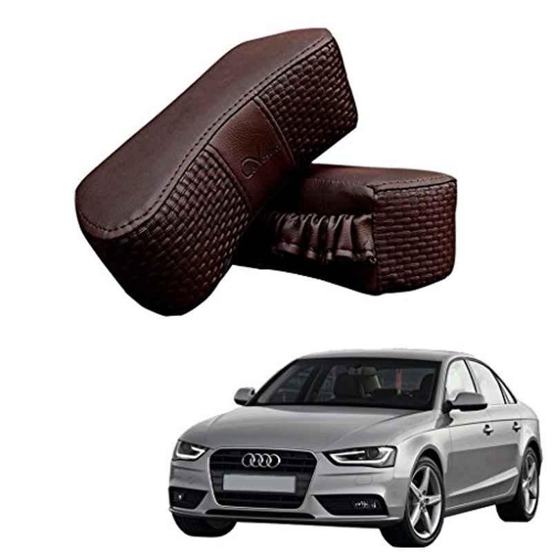 Kozdiko 2 Pcs Memory Foam Cola Neck Rest Cushion Pillow Set for Audi A4
