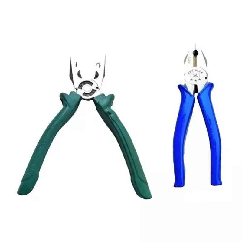 Sky Blue 2 Pcs 7.8 inch Groove Plier Combo, SBE_PLIER_COMBO_MOD_01178