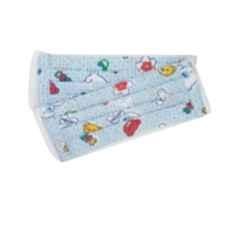 Ivillage 2 Pcs Small Cotton Blue Baby Print Fabric Face Mask for Kids Set, Mask01S_Printed1 (Pack of 10)