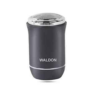 Waldon by Dr Odin 0.07mm Black Traveller Cordless Mini Shaver with Type-C Charge for Men
