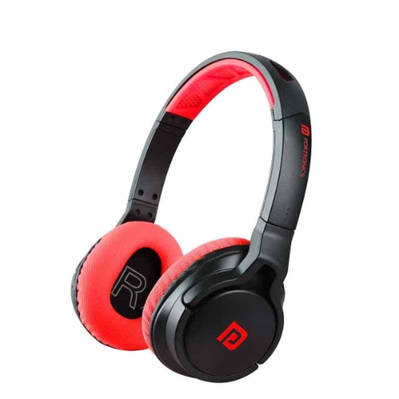 Portronics Muffs M1 Red Wireless Headphone, POR 1511