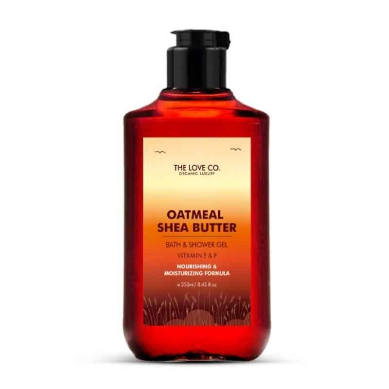 The Love Co 250ml Luxury Oatmeal Shea Butter Daily Hydrating Body Wash, 8904428001613