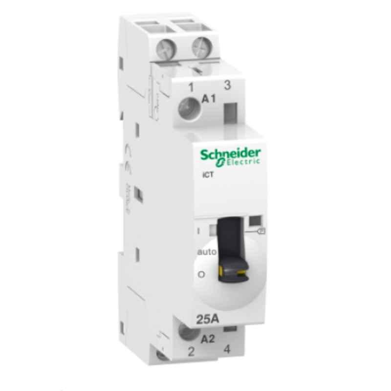 Schneider Acti9 220V 2NO White 2 Pole Contactor, A9C21532