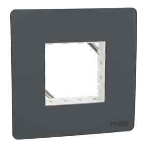 Schneider Electric Miluz ZeTa Polycarbonate 2 Module Anthracite Grid & Cover Frame, MZCP2M_AN