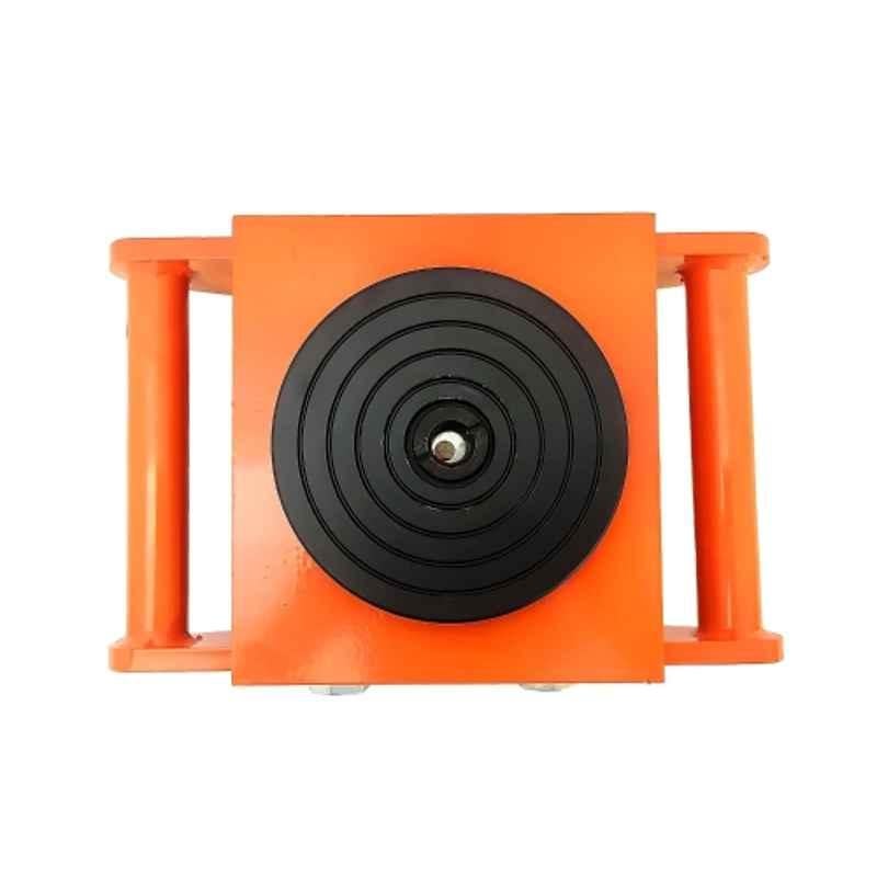 Crown Power 6 Ton Orange Heavy Duty Dolly Skate Roller Machinery Mover Cargo Trolley