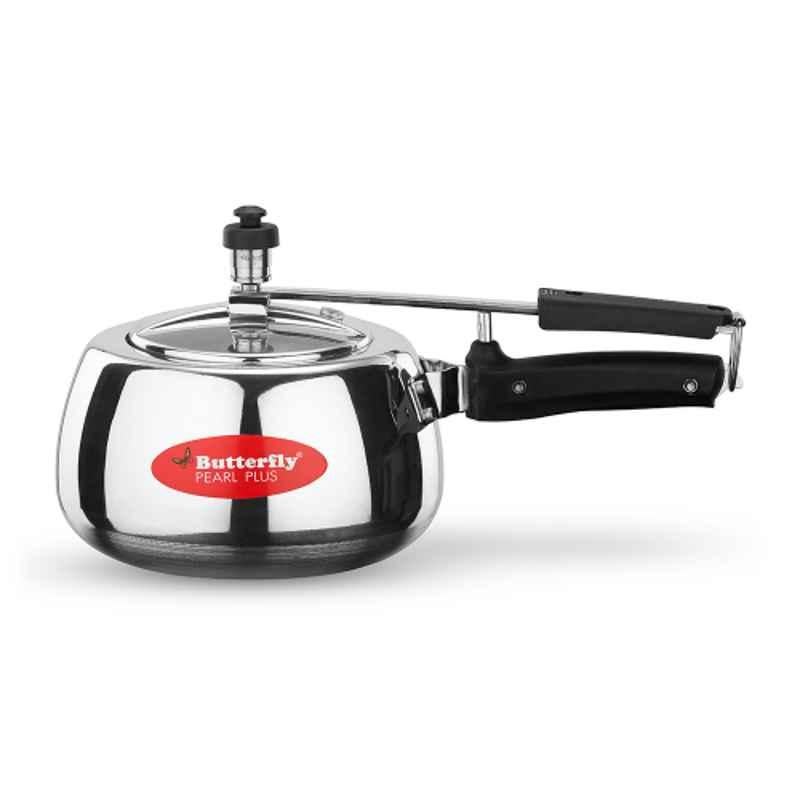 Butterfly Pearl Plus 3L Aluminium Pressure Cooker with Inner Lid