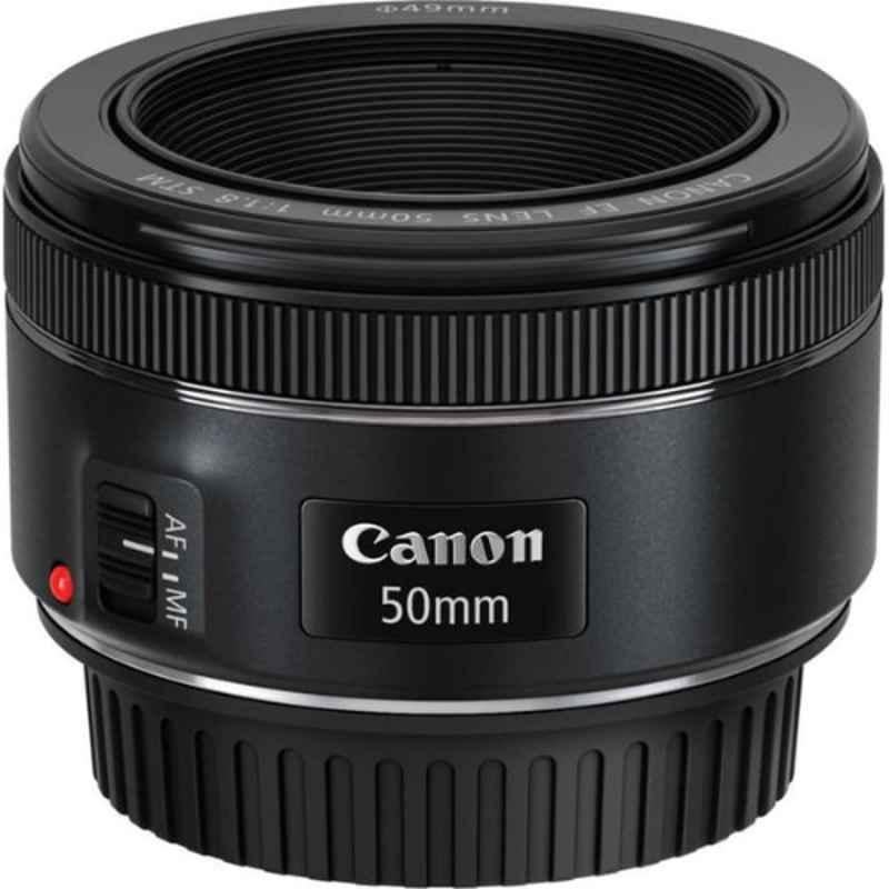Canon EF 50mm F/1.8 STM Black Camera Lens