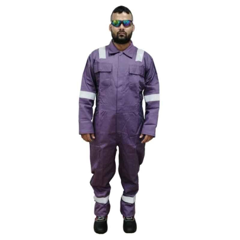 Taha Pyrovatex & Cotton Petrol Blue Coverall Size: M