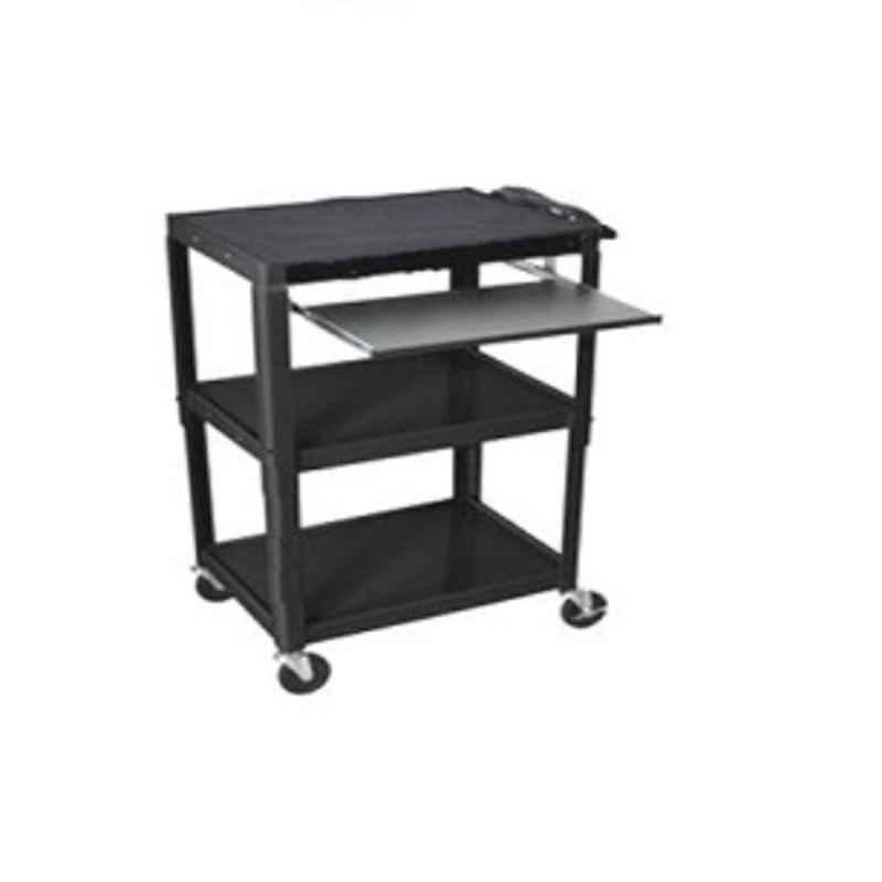 Suwas 60x40x82cm 60kg Steel Computer Trolley, SU-COMPT-003