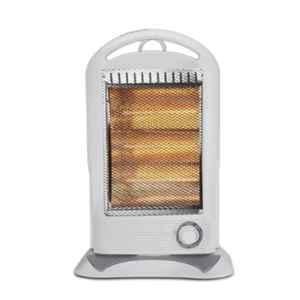 Longway Flare 1200W 3 Rod ABS Plastic Gray Halogen Room Heater with 3 Heat Setting & Shock Proof Body