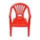 Italica Polypropylene Red Baby Arm Chair, 9602