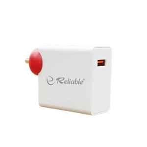 Reliable Defender 85W White SuperVOOC 3.0 Ultra Fast Charger Adapter with USB Type-A to Type-C Cable, RBL C 160