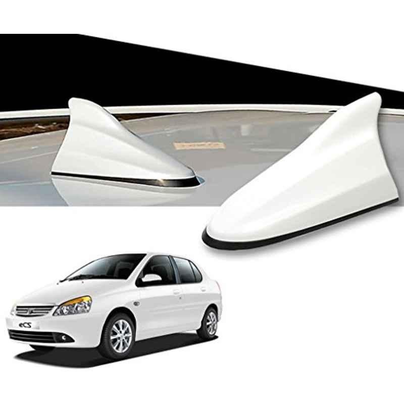 Kozdiko White Shark Fin Signal Receiver Antenna for Tata Indigo, KOZ-1778