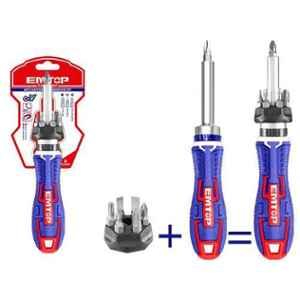 EMTOP 8 Pcs Ratchet Screwdriver Set, ESDRH0802