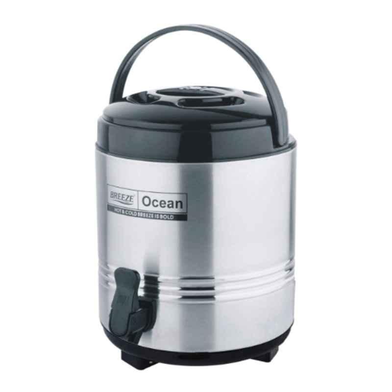 Breeze Ocean 10L Stainless Steel & Plastic Water Jug