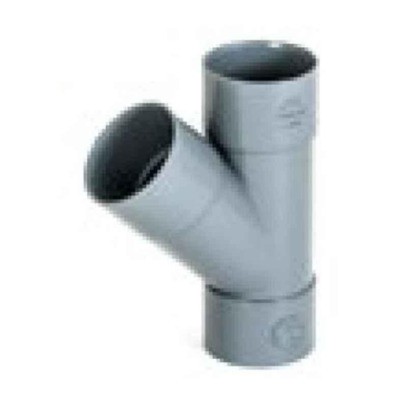 Hepworth 55mm ABS 45 Deg Three Socket Pipe Tee, SDW13
