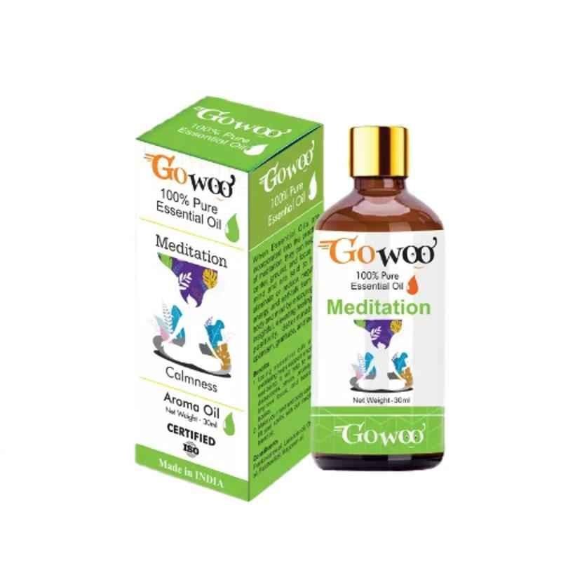 GoWoo 30ml Frankincense, Lavender, Orange, Patchouli & Meditation Blend Oil, GoWoo-P-107