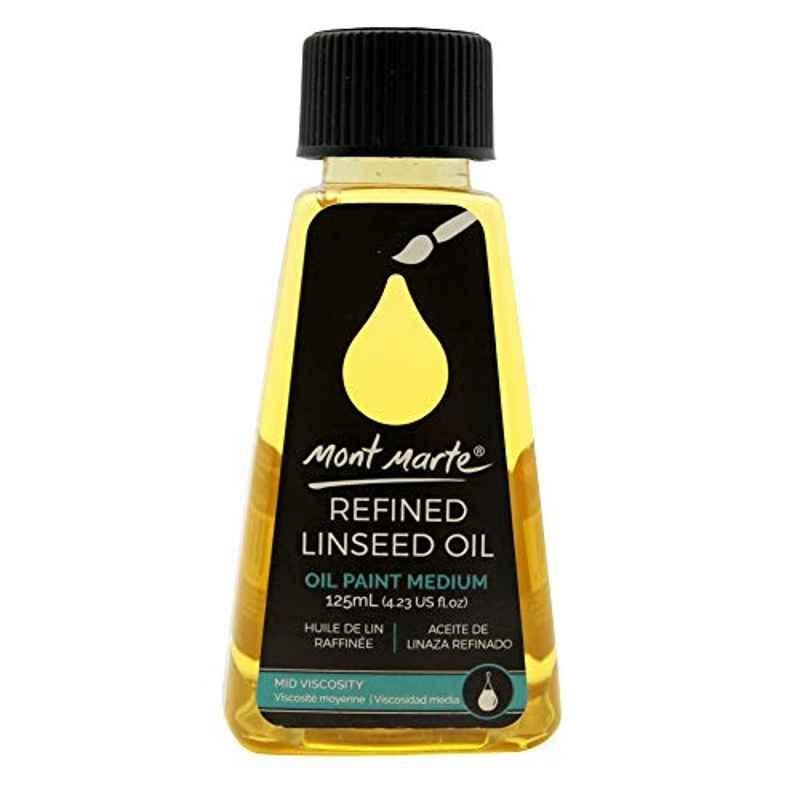 Mont Marte 125ml Gloss Premium Refined Linseed Oil