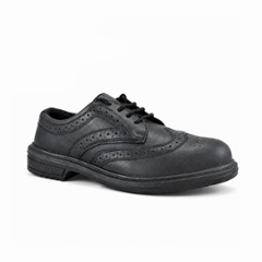 JCB Executive Steel Toe Black Work Safety Shoes, Size: 11