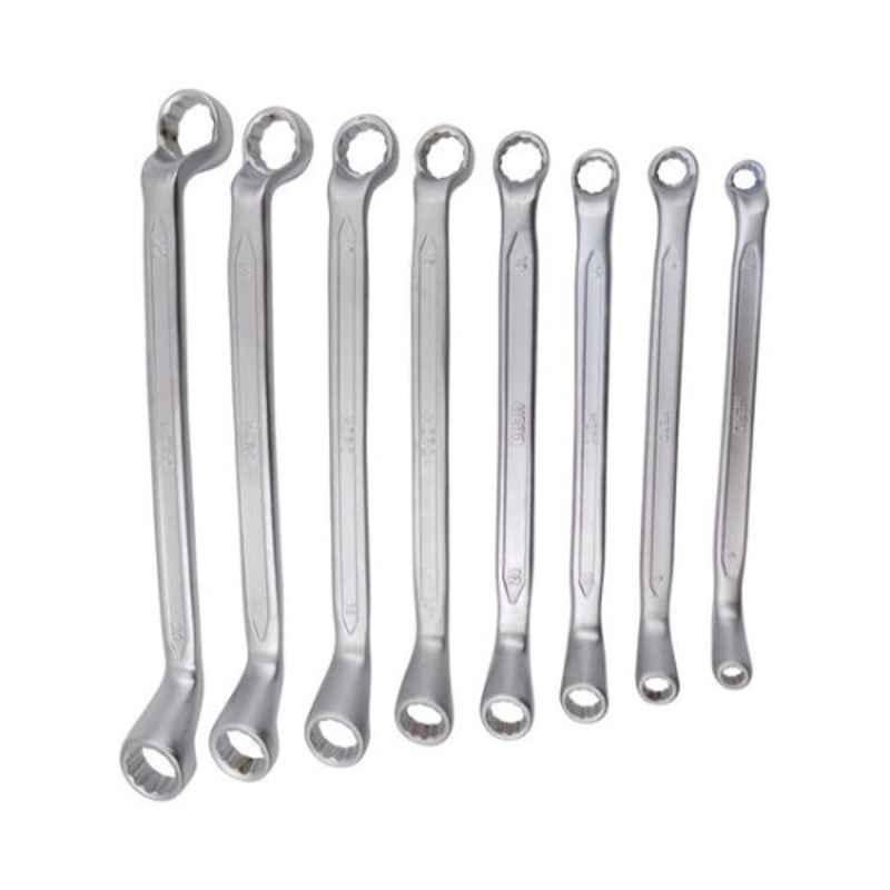 Hero RSS 6-22 8Pcs 6mm Metal Silver Ring Spanner Set
