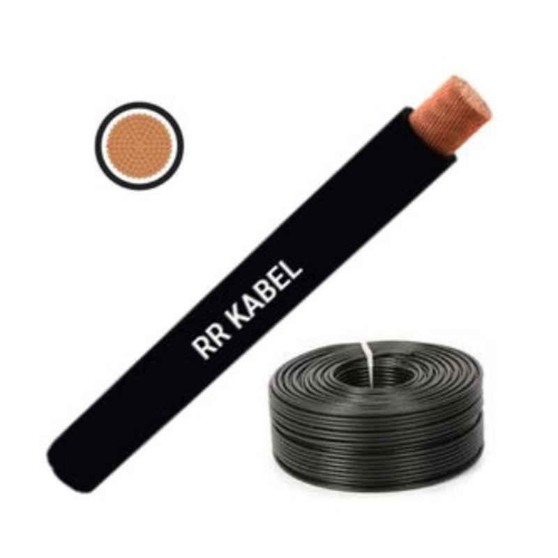 RR 90m 2.5mm Pure Copper Single Core Black Multi Strand Flexible Cables