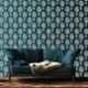 Kayra Decor 16x24 inch PVC Floral Wall Design Stencil, KHS637