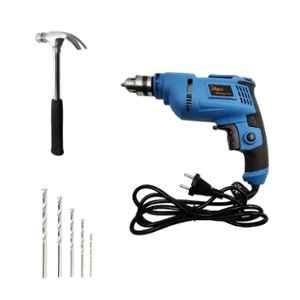 Hillgrove HGCM223M1 500W 10mm Drill Machine with 5 Pcs Masonry Drill Bit & Claw Hammer, HGCM484