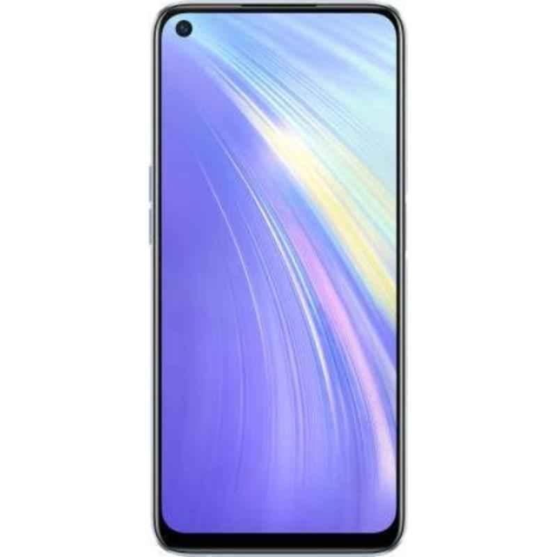 Realme 6 6.5 inch 6GB/64GB Storage Comet White Smartphone, RBS0607IN