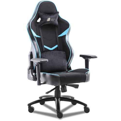 Green and discount white gaming chair