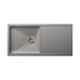 Carysil Micro Radius R10 Single Bowl Stainless Steel Matt Finish Kitchen Sink, Size: 40x20x8 inch