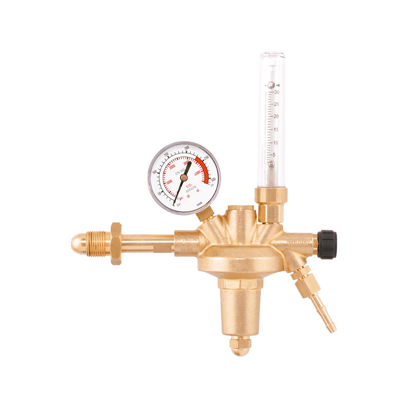 Yildiz Euro 230-30 lpm Argon Gas Pressure Regulator with Flow Meter, 5240F30