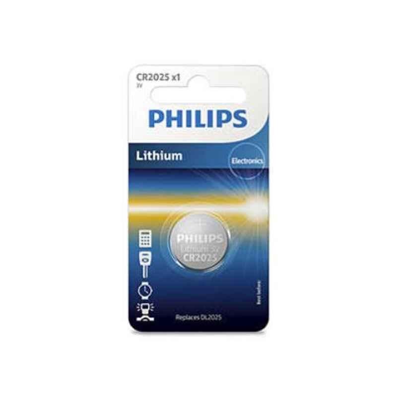 Philips CR2025/97 3V Coin Cell CMOS Battery, (Pack of 50)