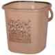 Nayasa Funk 3 Pcs 18L Plastic Brown Square Bucket, 1.5L Mug & Stool Set