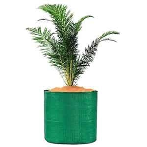 Singhal 9x12 inch Polypropylene Green Round Grow Bag for Nursery & Terrace Gardening