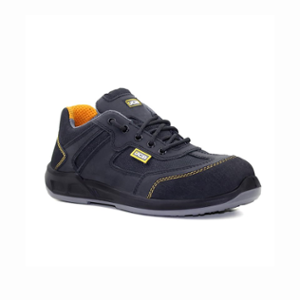 JCB Joey S1 Nubuck Leather Black Safety Shoes for Men, Size: 6