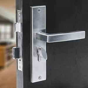 Voltizi Inox 8 inch Stainless Steel 304 Antique Finish CYS Plate Mortise Door Lock Handle Set with One Side Key