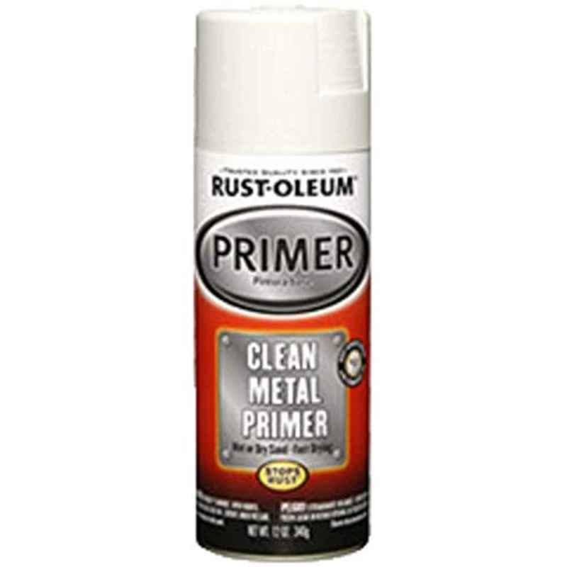 Rust-Oleum 12 Oz White Clean Metal Primer, 249319