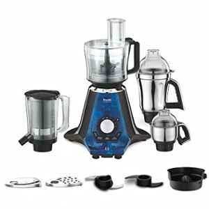 Preethi Zodiac 2.0 MG255 1000W Black & Blue ABS Mixer Grinder with 4 Jars