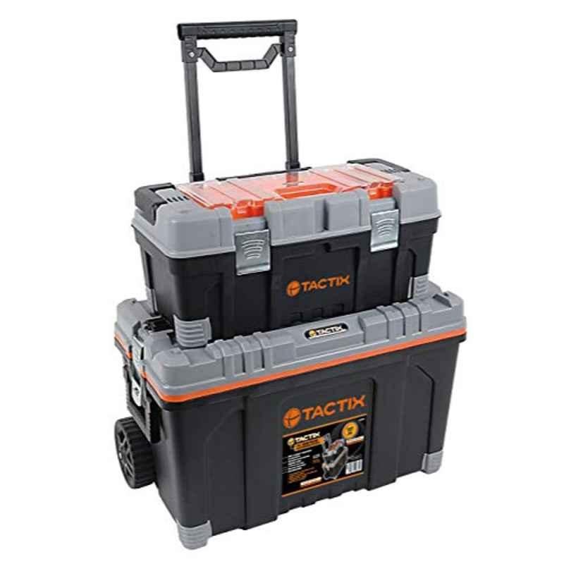 Tactix 26 inch 2-in-1 Rolling Tool Box Set, TTX-320308